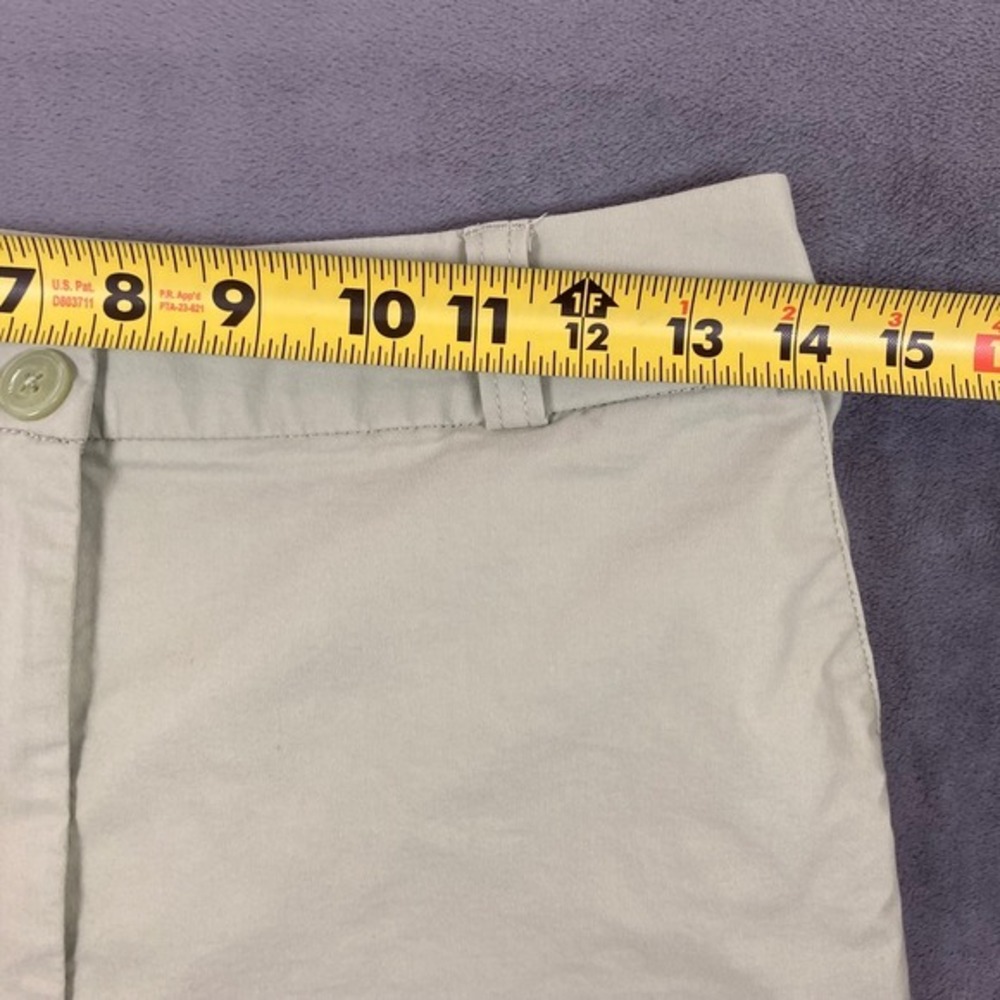 Anatomie Ivanna Wide Leg Pants Sand green Beige Stretch Cotton Trousers Size S - Picture 6 of 8